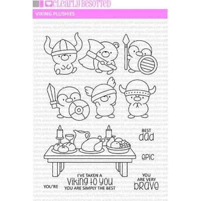 Clearly Besotted Clear Stamps - Viking Plushies